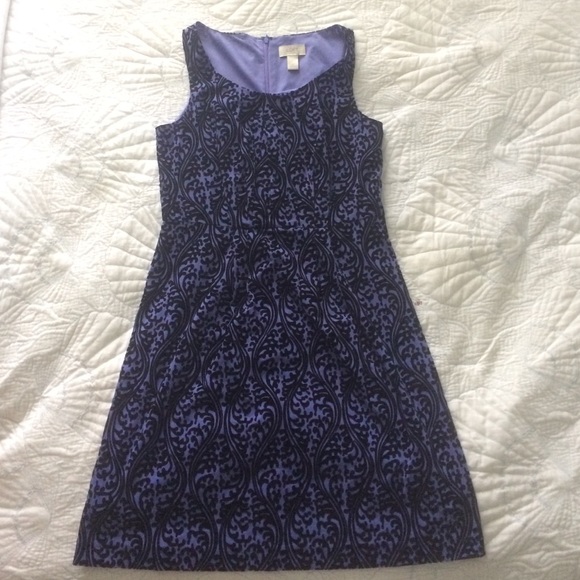 Loft fit & flare patterned dress