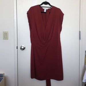 DVF silk dress