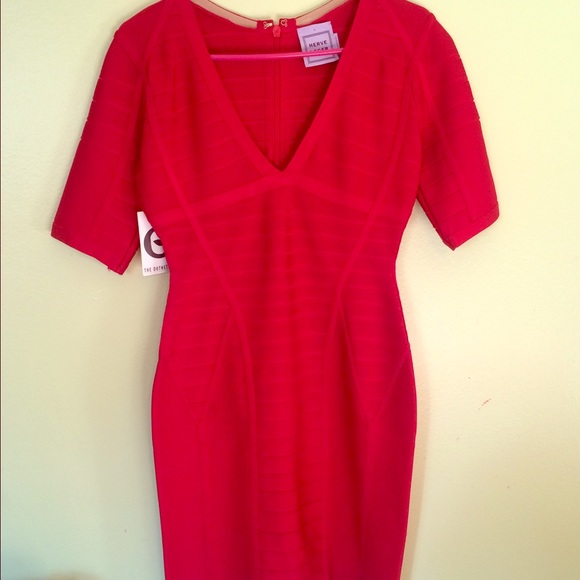 Herve Leger bandage dress