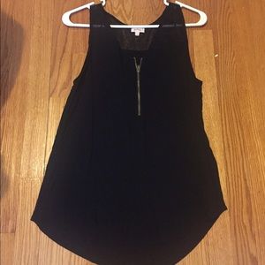 Black tank top, bought through stitch fix