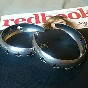 ❤Silver Hoop Earrings❤