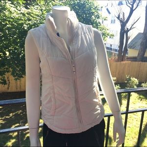 Aeropostale White Puff Vest