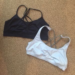 Bundle! navy and light blue aerie bras