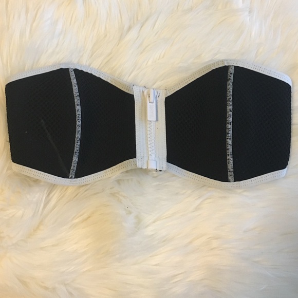 Triangl swimwear neoprene strapless bikini top