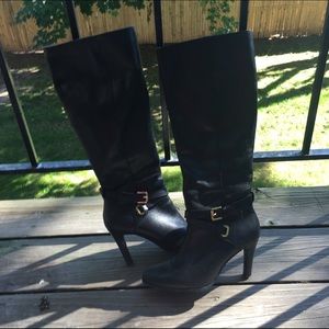 Ralph Lauren Zip-Up Heeled Boot