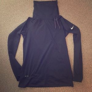 Black Nike Dri Fit turtle neck