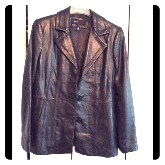 Women's Black Leather Jacket