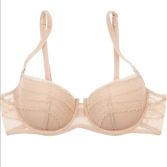 La Perla Nude Mesh Lace Bra