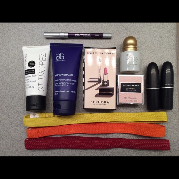 Bundle of beauty products.