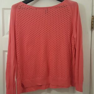 Gap Sz M pink/coral sweater