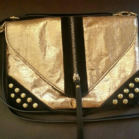 Material Girl Bronze Metallic Bag