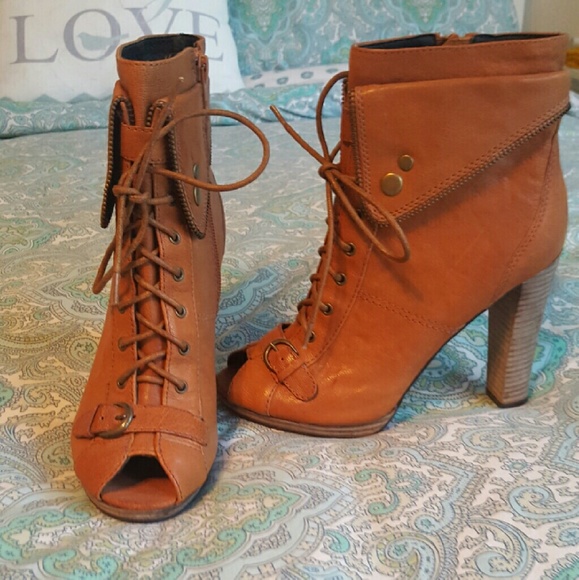 Trouve Peep Toe Booties - Picture 2 of 3