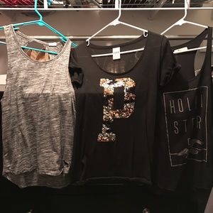 Shirts hollister and pink