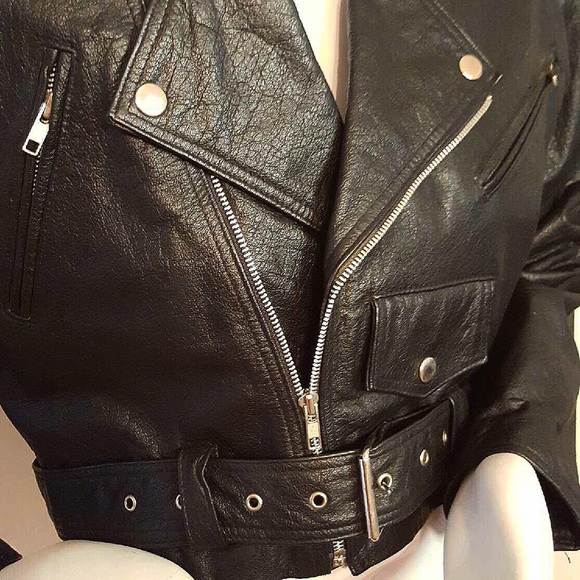 MEGA SALE💋Wilsons Leather Biker Jacket - Picture 3 of 4