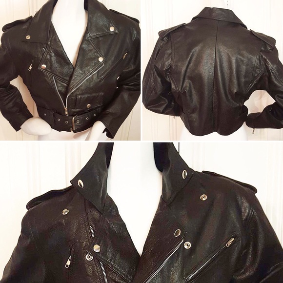 MEGA SALE💋Wilsons Leather Biker Jacket - Picture 4 of 4