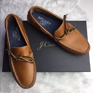 Sperry for j crew driving moccasins Clearance