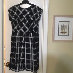 Vintage 50's-60's pleated secretary dress size 12