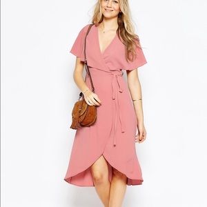 ASOS Wrap Midi Dress Size 4