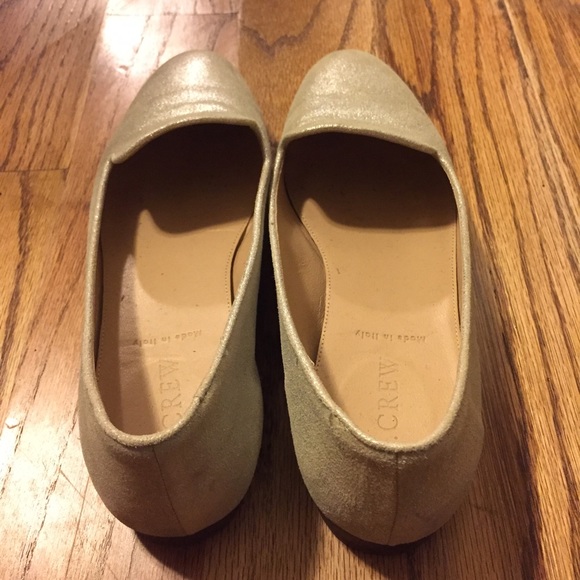 J.Crew Metallic Suede Cleo Loafers - Picture 3 of 4
