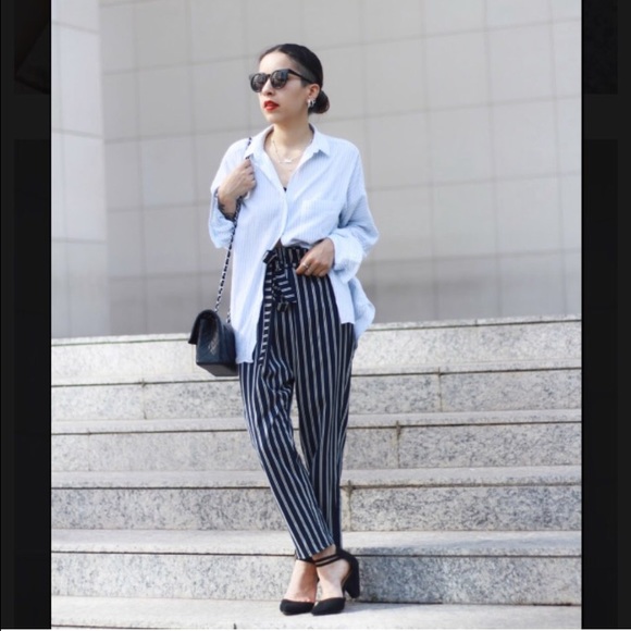 Brand new ZARA Striped open back blouse. - Picture 4 of 4