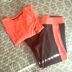 NWT BCG coral running top