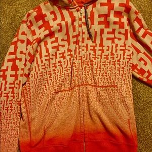 Diesel Men's Ombré Red Jacket