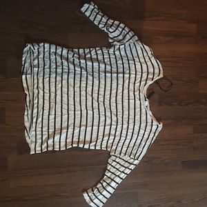 Black and white striped shirt