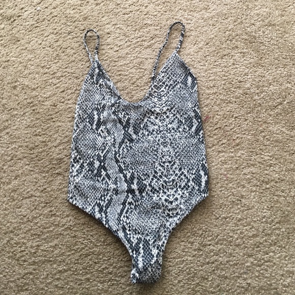 One piece bathing suit