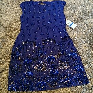 As U Wish Blue  Dress NWT