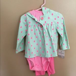 Carter's three piece set 18M NWT