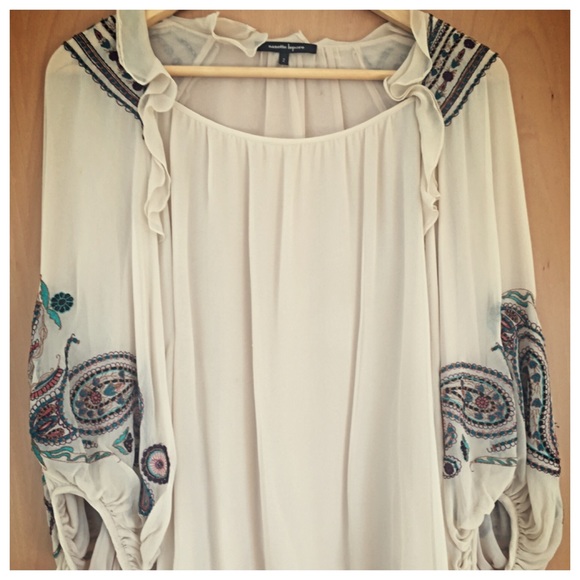 Nannette Lepore blouse, 100% Silk