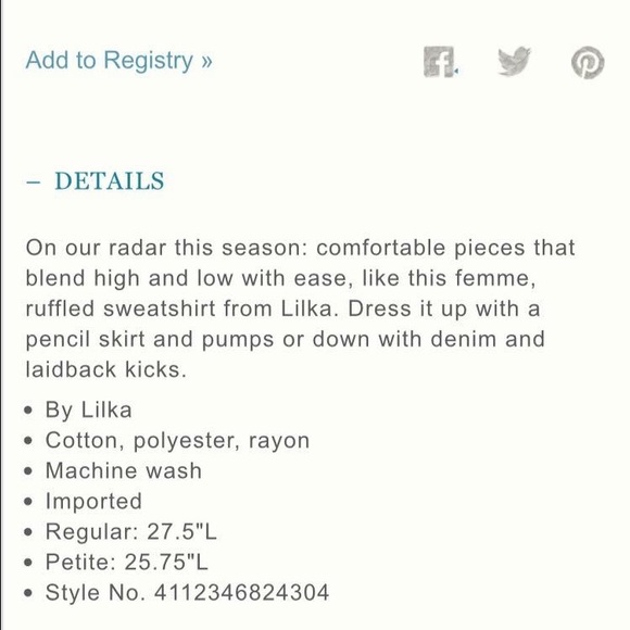 💫SOLD💫Goldenrod Ruffled Pullover by Lilka -Small - Picture 2 of 3