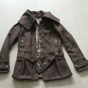 H&M  Brown tweed jacket small 4, gently used