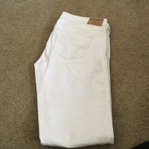 White Hollister Skinny Jeans
