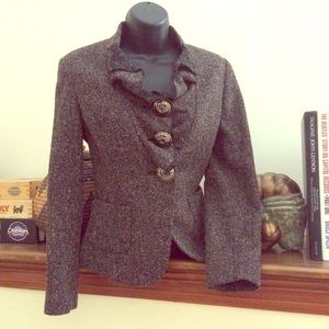 ☀️SATURDAY SPECIAL☀️ Ruffle Detail Tweed Jacket