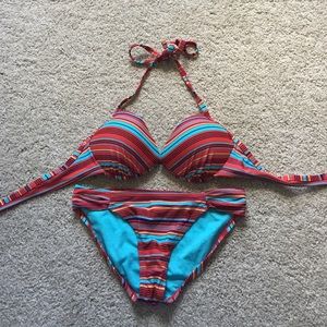 Target swimsuit. Top size XL. Bottoms size S.