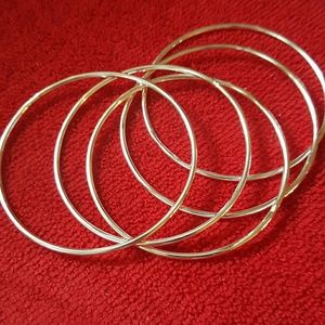 5 Sterling silver bangles