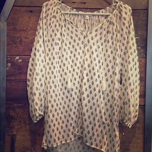 SOFT by joie Boho Printed Blouse