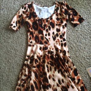Leopard Nicole LLR dress - Medium