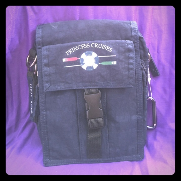 Princess Cruises anchor cross body traveling bag