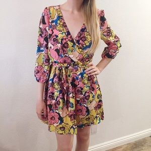 Vintage Inspired Floral Dress
