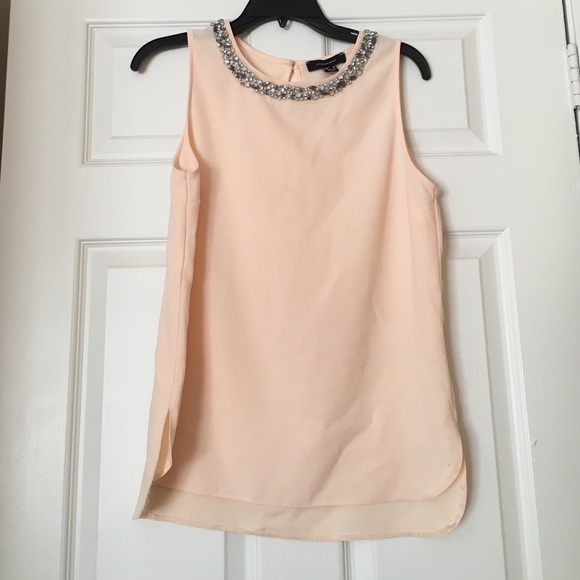 Jeweled Tank Blouse