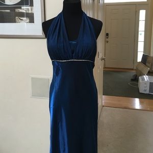 Rhinestone Betsy & Adam backless dress