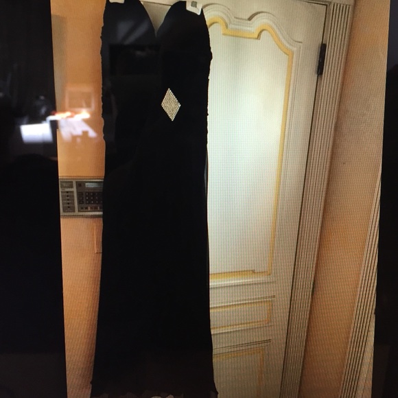 BLACK BICICI EVENING GOWN SIZE S - Picture 2 of 4