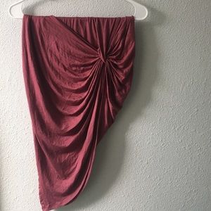Asymmetrical skirt