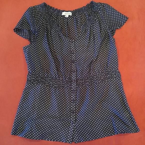 Polka dot blouse