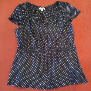 Polka dot blouse