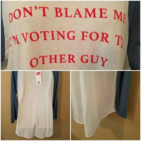 WILDFOX TEE DONT BLAME ME - Picture 3 of 4