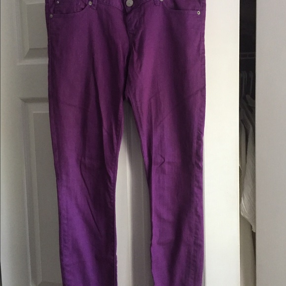 E press purple jeans
