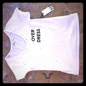 NWT, XS (oversized) tee by Mother Denim.